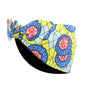 Cap Point Yellow red heart African Print Stretch Bandana