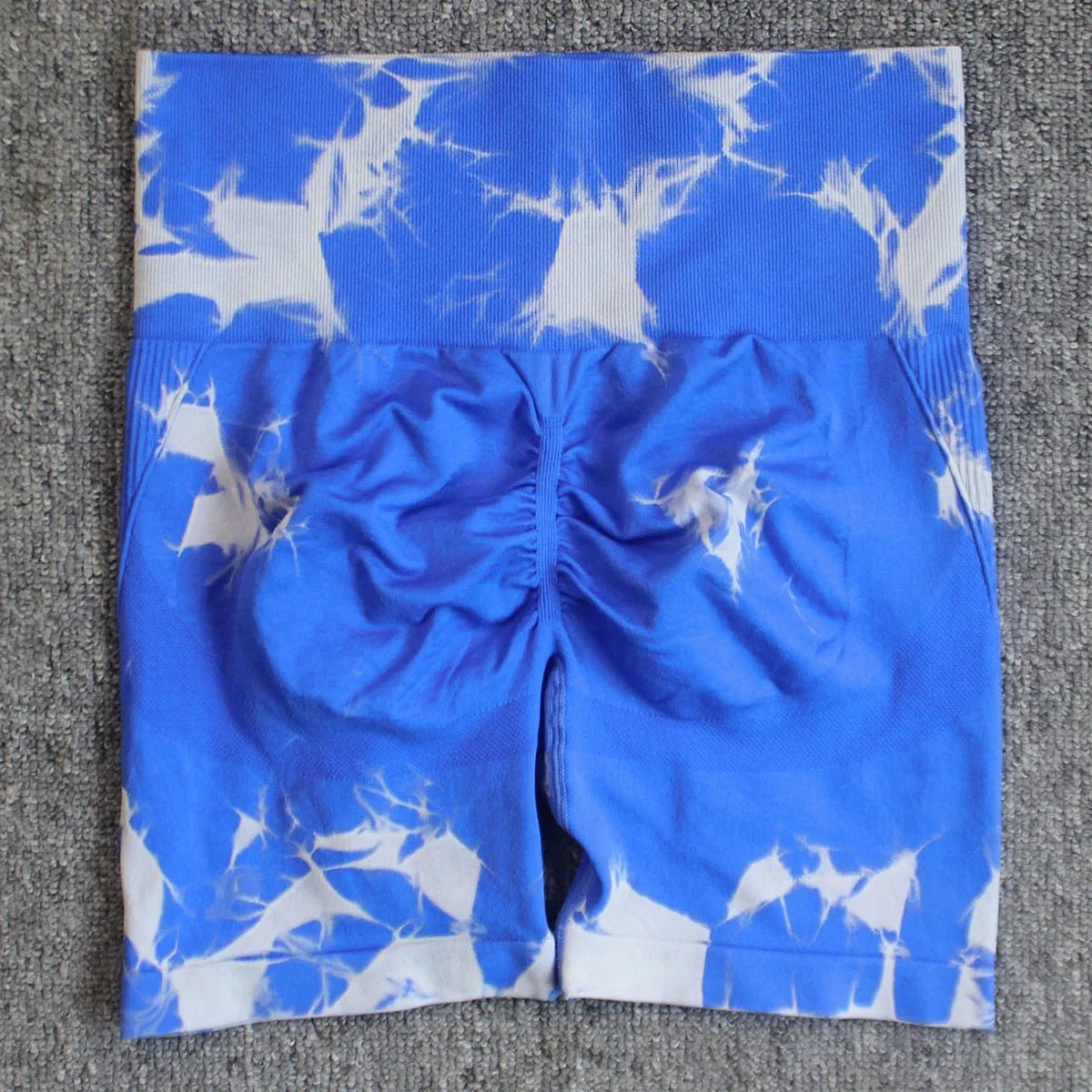 Cap Point ZP-Royal Blue / M Aimee Seamless Tie Dye Sport Shorts